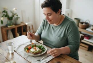 El nutricionista Julio Basulto, autor del libro Todos gordos, con perdón, durante una entrevista sobre obesidad y hábitos saludables.