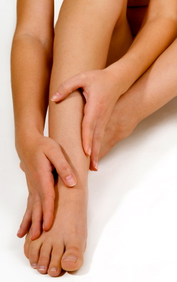 ¿Embarazada y con los pies y los tobillos hinchados?